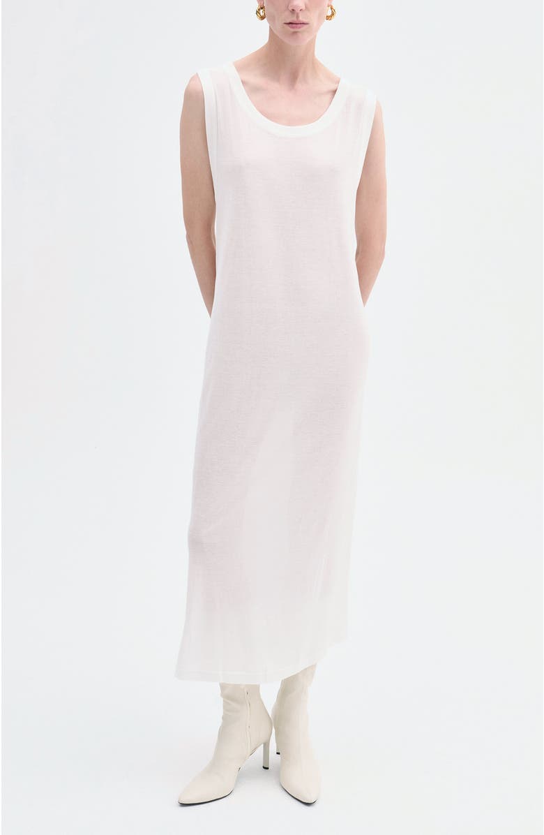 CO Tank Dress in Cotton Jersey, Main, color, Ivory
