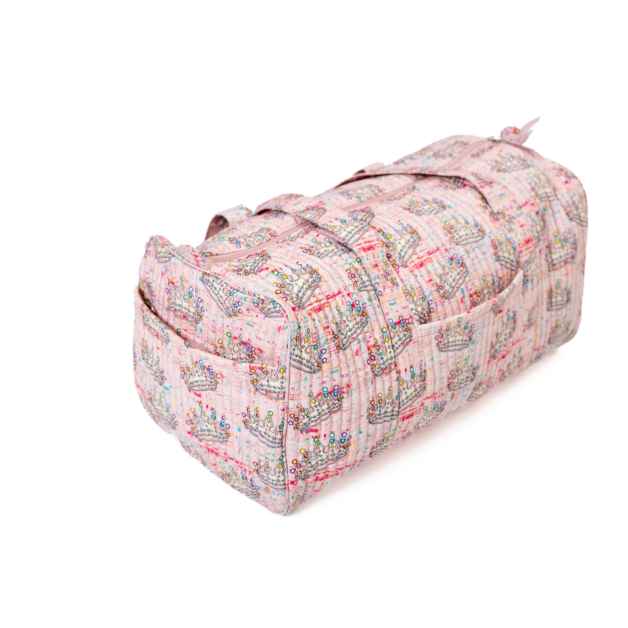 Crown Jewel Weekender Duffle, Alternate, color, Pink