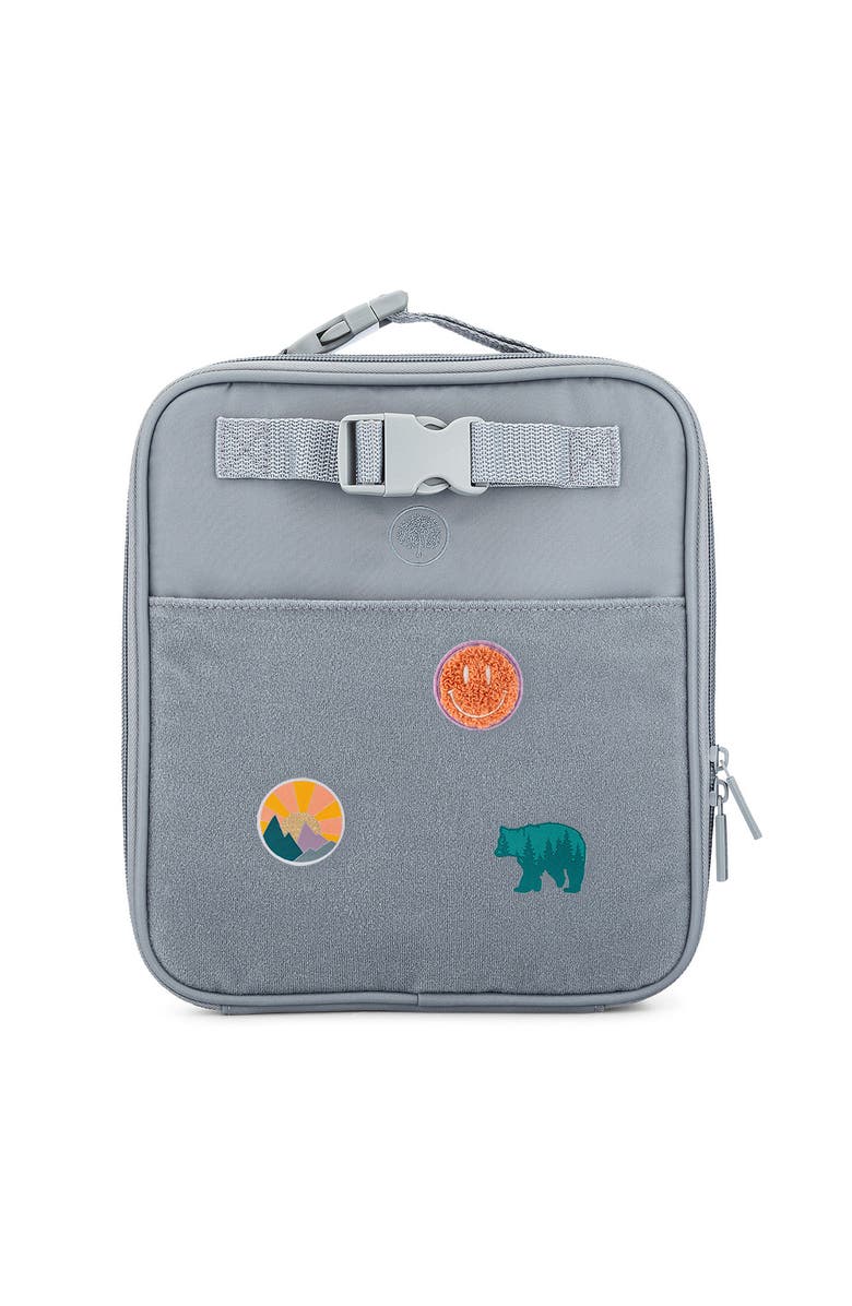 Parker Kids Co. Lunch box + Patches - Adventure Set, Main, color, Rain