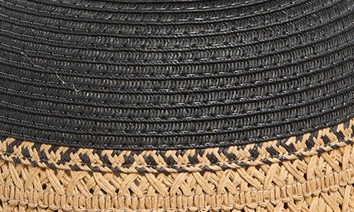 VINCE CAMUTO VINCE CAMUTO TEXTURED STRAW FLOPPY HAT