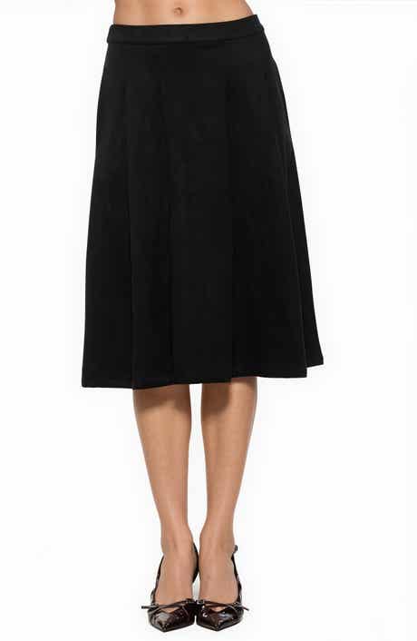 Margot Faux Suede Midi Skirt
