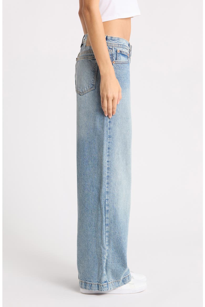 Kaia Ultimate Low Rise Baggy Jeans, Alternate, color, MEDIUM INDIGO