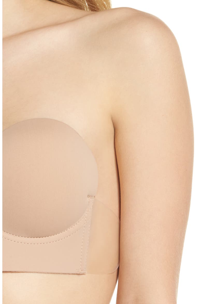 'Uplunge' Backless Strapless Underwire Bra, Alternate, color, NUDE