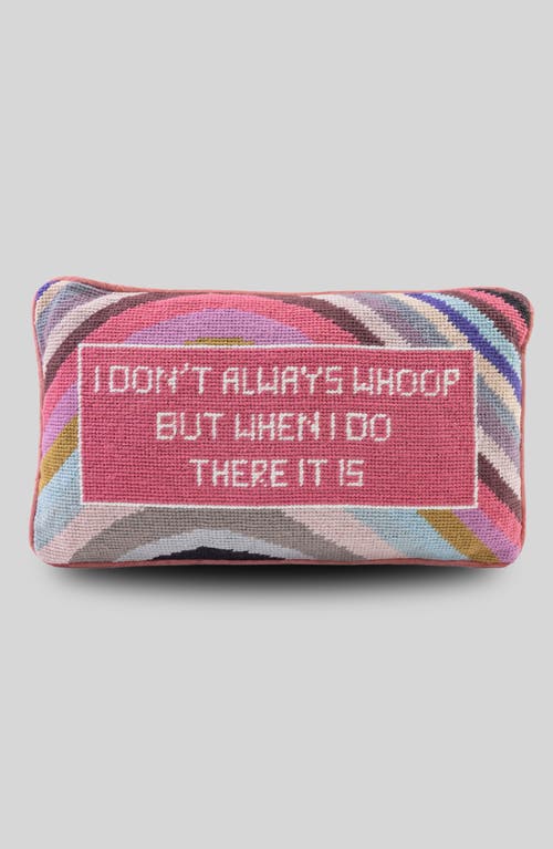Furbish Needlepoint Pillow In Multi