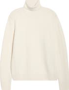 BOSS Hatilo Chevron Stitch Turtleneck Virgin Wool Sweater