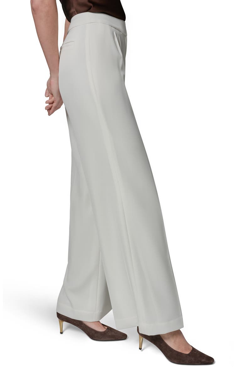 High Waist Wide Leg Pants, Alternate, color, CREAM