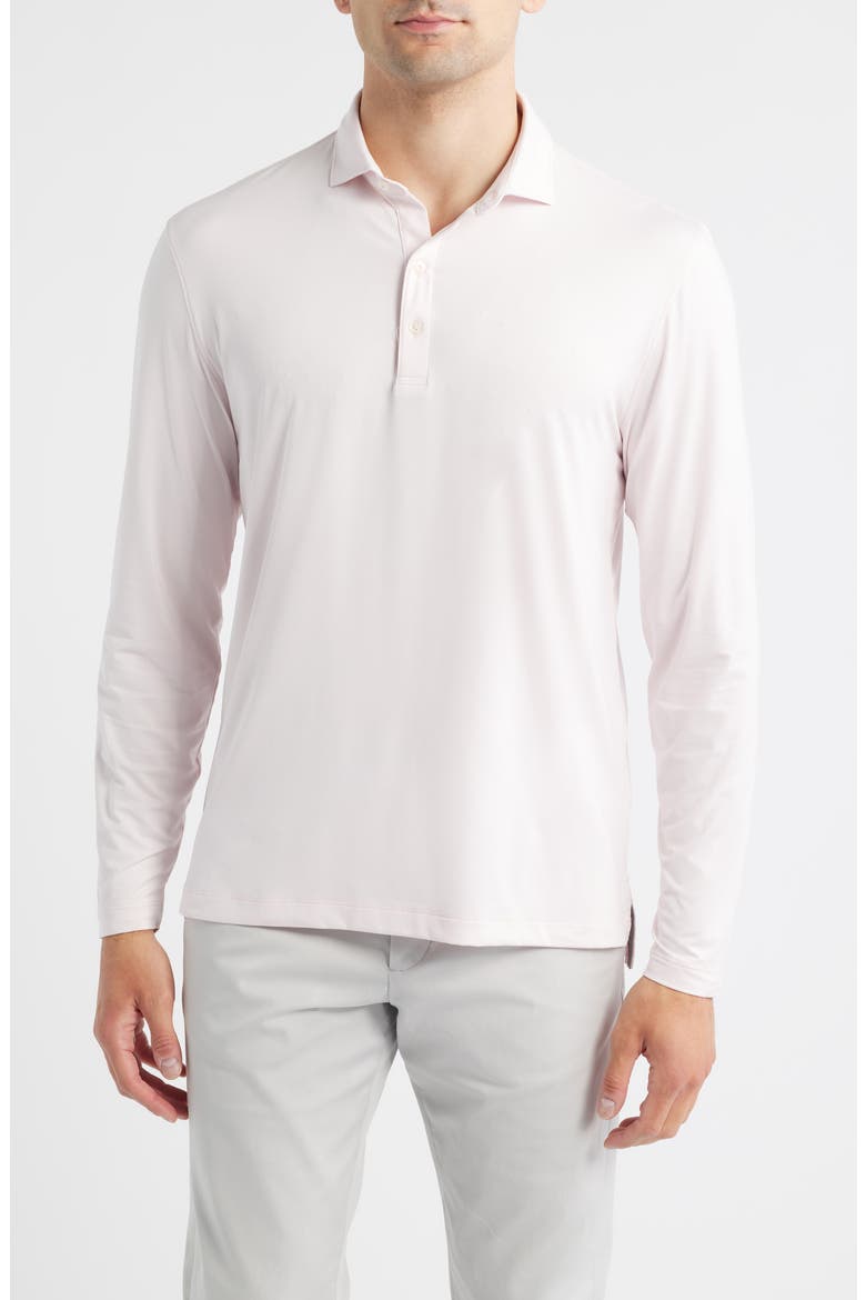 Swing Long Sleeve Performance Polo, Main, color, LOLLIPOP