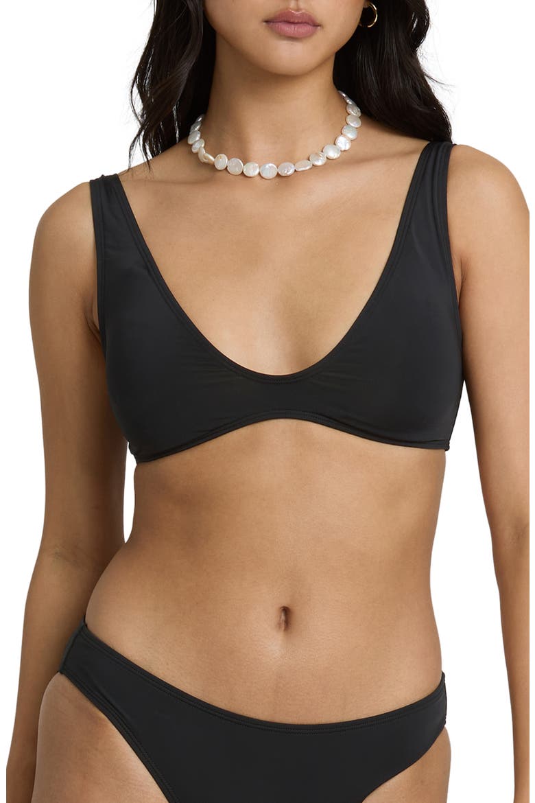 Sol Searcher Bikini Top, Main, color, BLACK PEBBLE