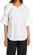 A.L.C. Chloe Puff Sleeve Top