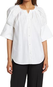 A.L.C. Chloe Puff Sleeve Top