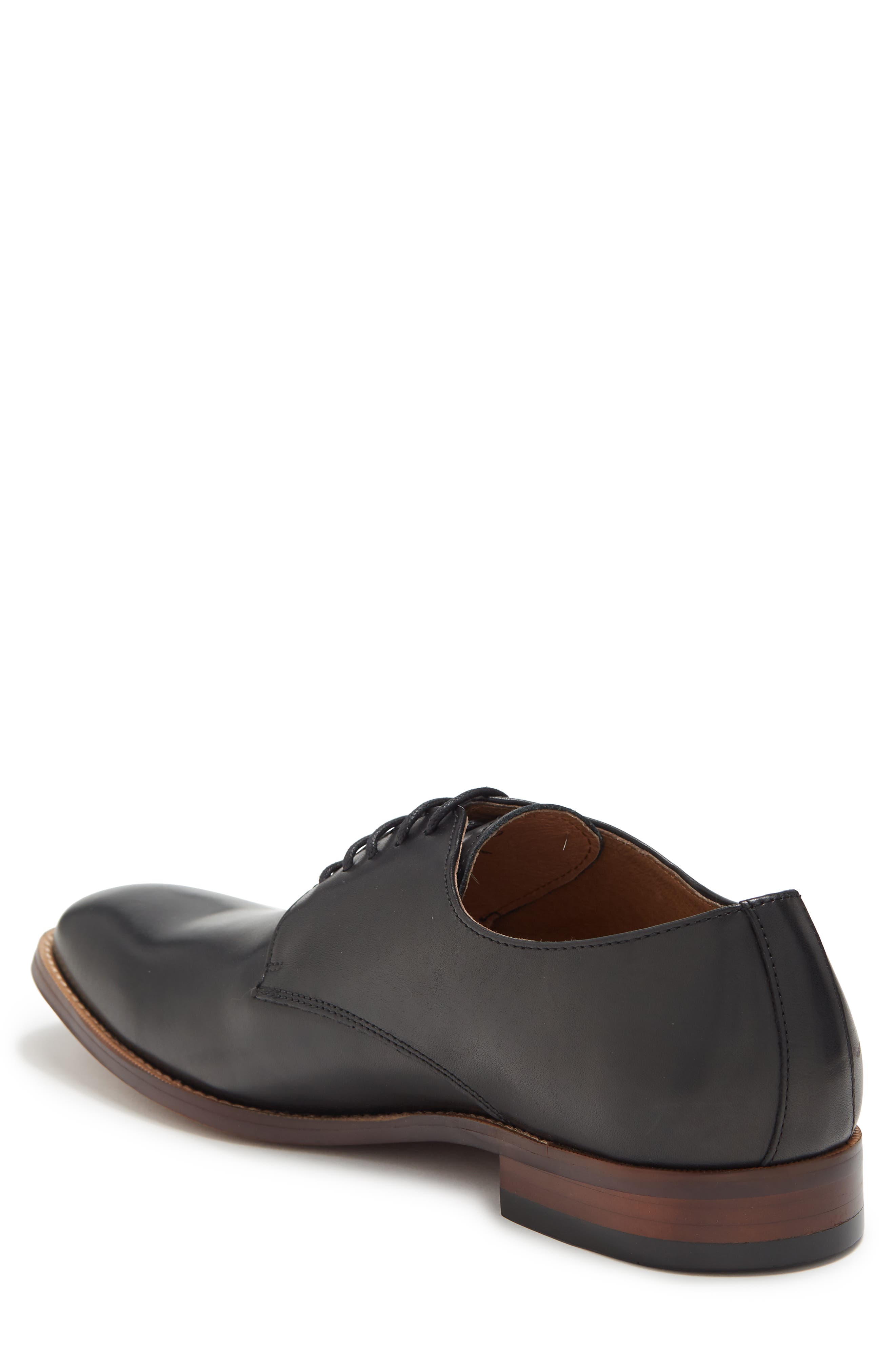 WINTHROP Crescent Leather Derby, Alternate, color, Black