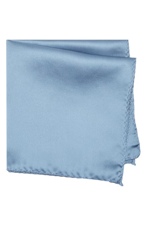 Solid Satin Pocket Square