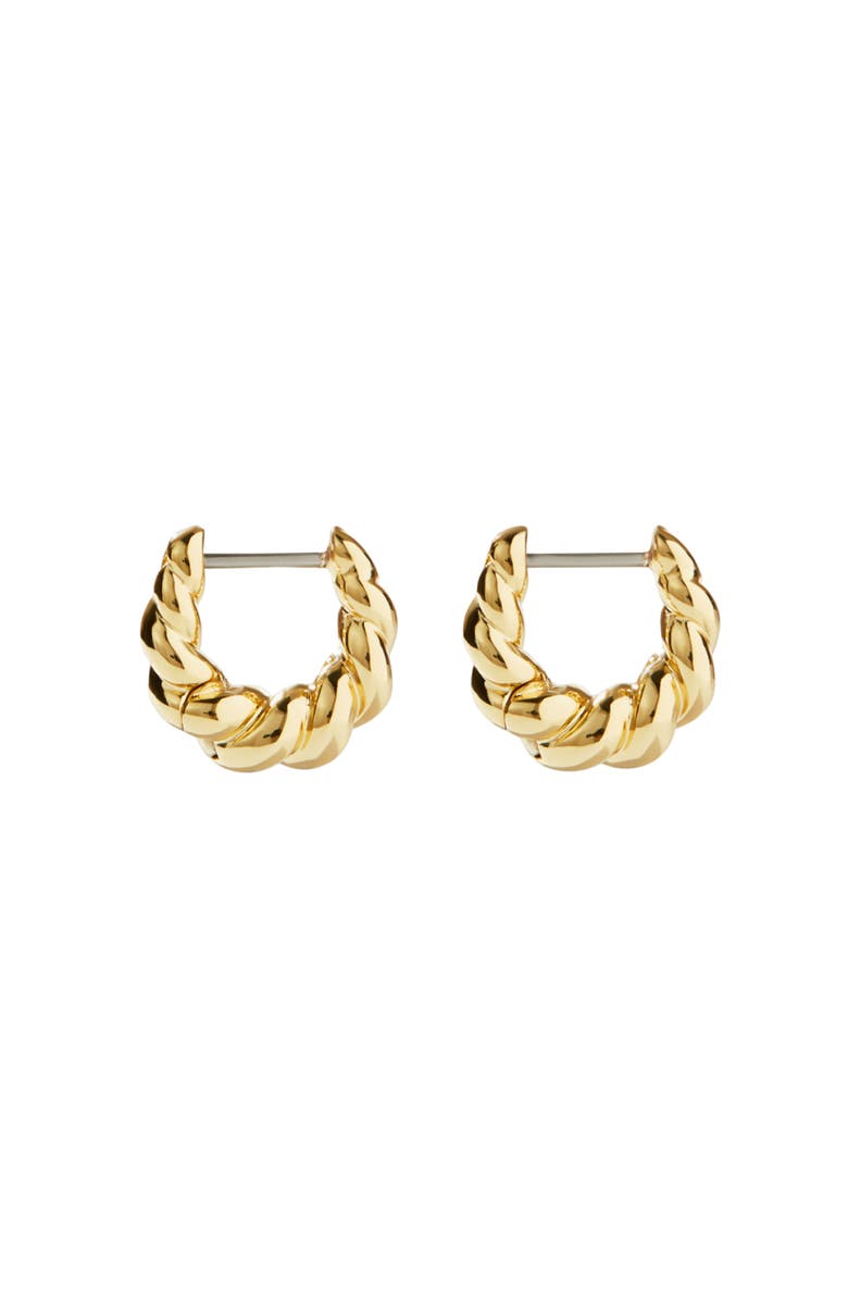 Ana Luisa Twisted Hoop Earrings - Paris Mini, Main, color, Gold
