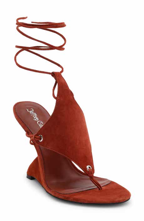 Pachouli Ankle Wrap Wedge Sandal