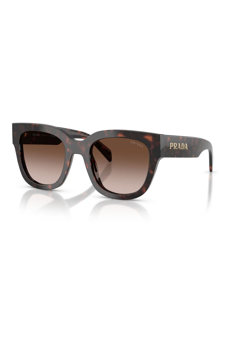 53mm Square Sunglasses, Alternate, color, ROOT TORTOISE / BROWN GRADIENT