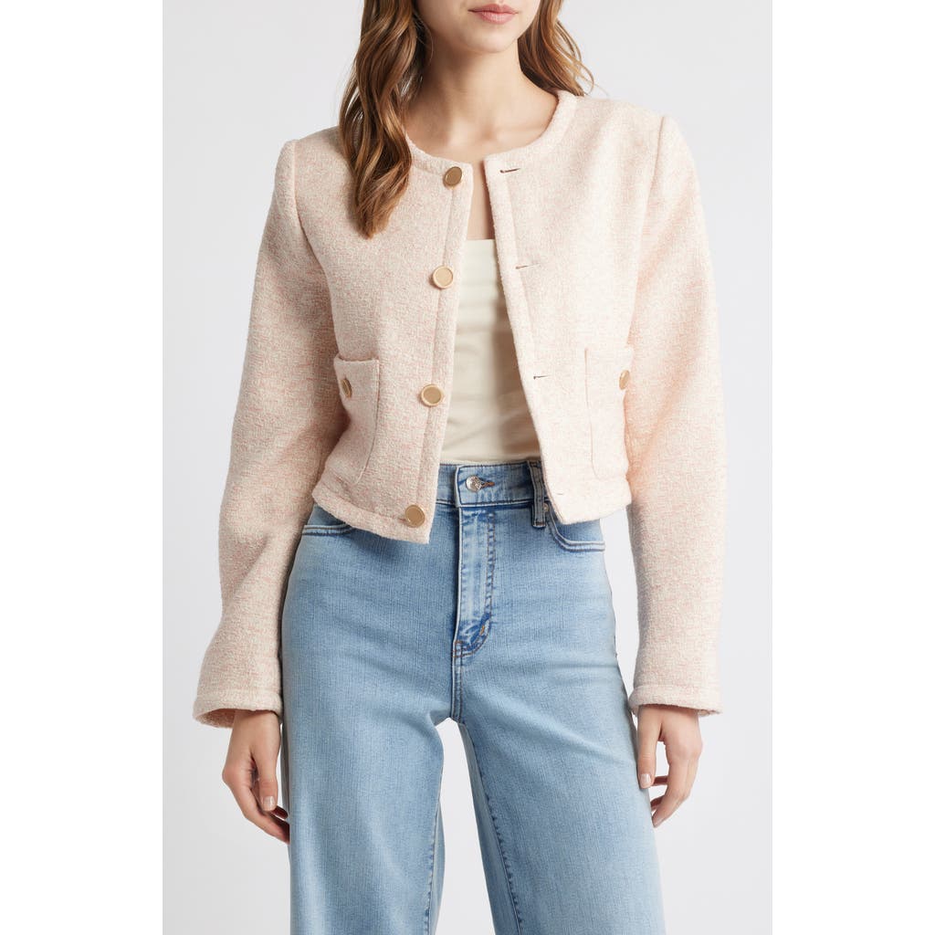 Frame The Tweed Jacket In Azalea Multi