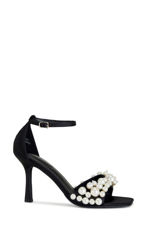 Azalea Wang Romily Ankle Strap Sandal In Black