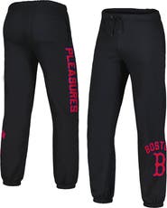 PLEASURES Men's PLEASURES Black Boston Red Sox Opening Day Sweatpants