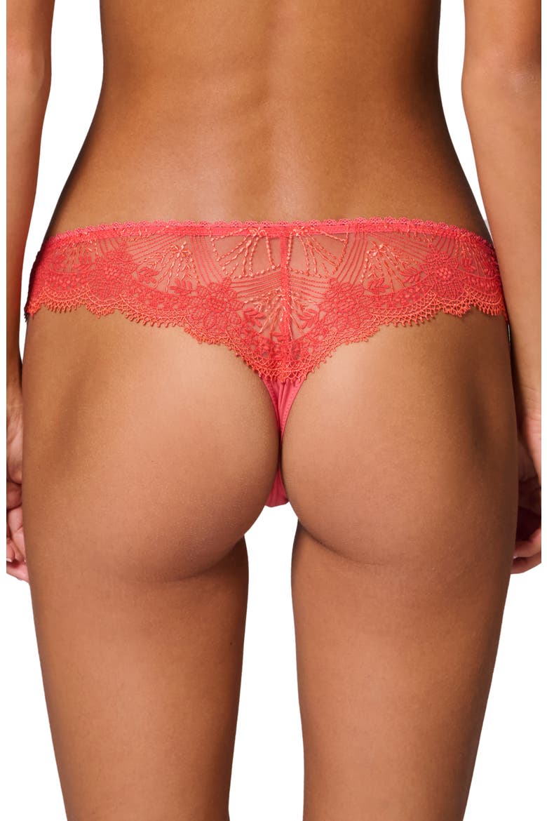 Allure Tanga Thong, Alternate, color, CORALIA RED