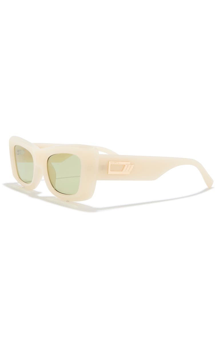 Le Specs Dopamine Cat Eye Sunglasses, 50mm, Alternate, color, Milky Almond