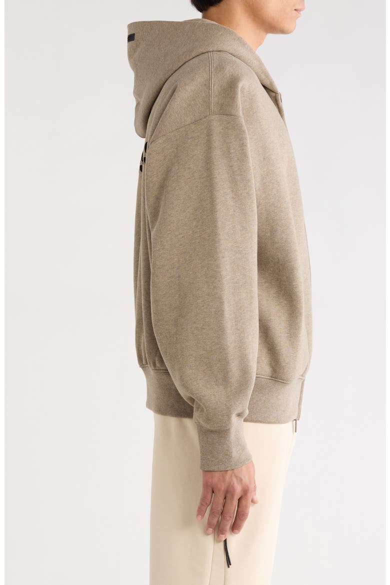 Classic Fit Fleece Hoodie, Alternate, color, HOMESTEAD HEATHER