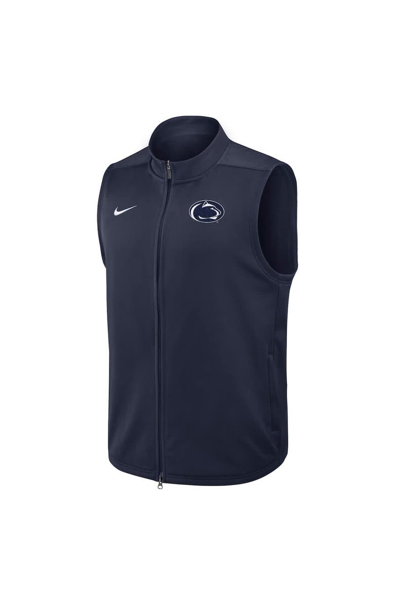 Nike Men's Nike Navy Penn State Nittany Lions Primetime Victory Performance Full-Zip Vest, Alternate, color, Navy