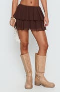 Princess Polly Ackee Tiered Mini Skort