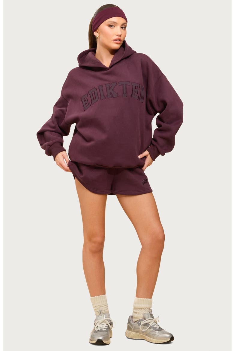 Logo Hoodie, Alternate, color, PLUM