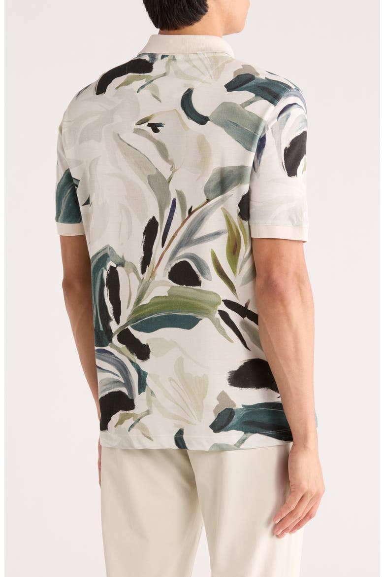 Kivem Short Sleeve Polo, Alternate, color, ECRU