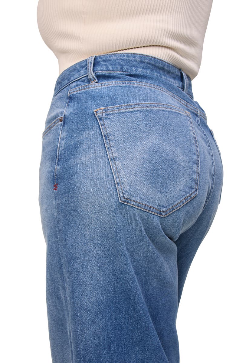 WARP+WEFT NCE High Waist Wide Leg Jeans, Alternate, color,