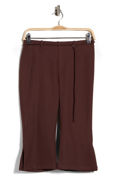 Giorgie Belted Capri Pants