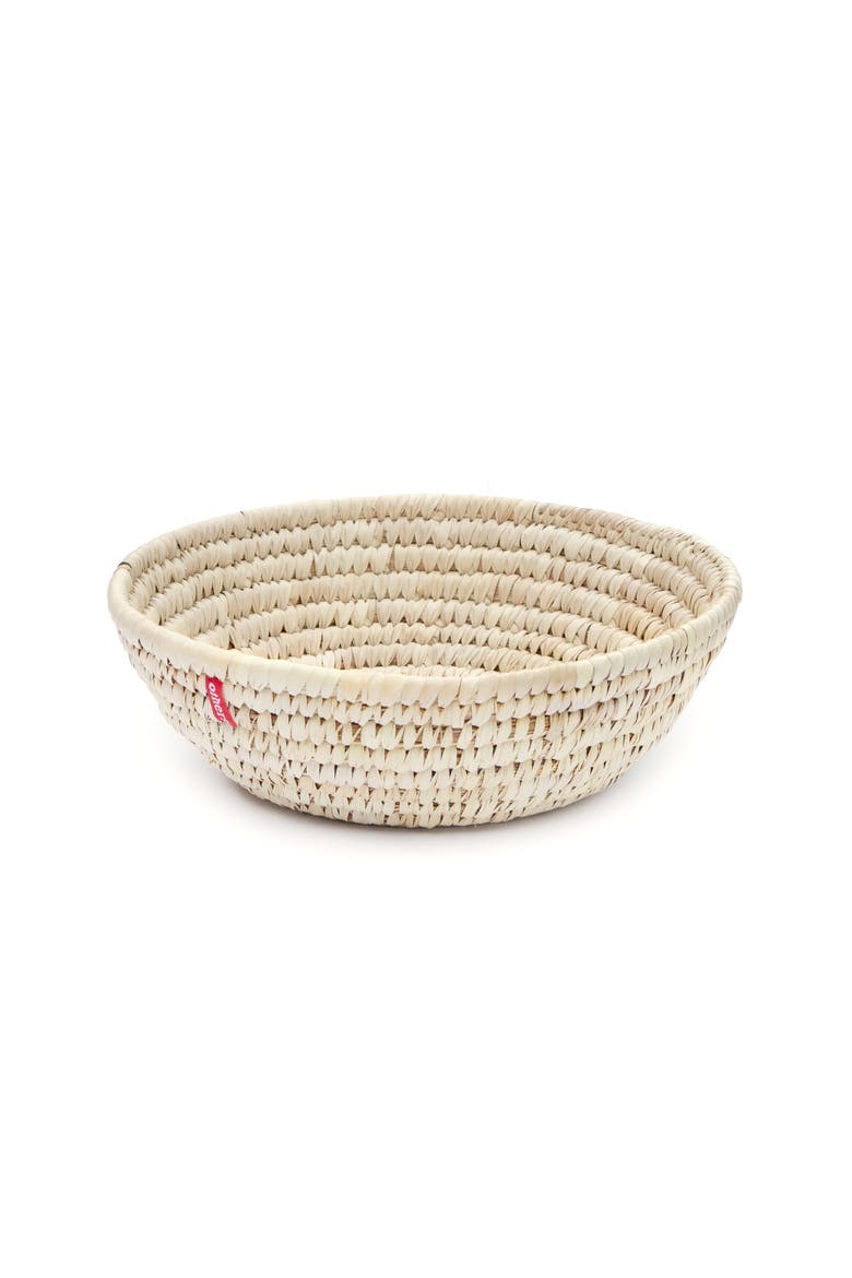 Large Round Basket, Main, color, Natural