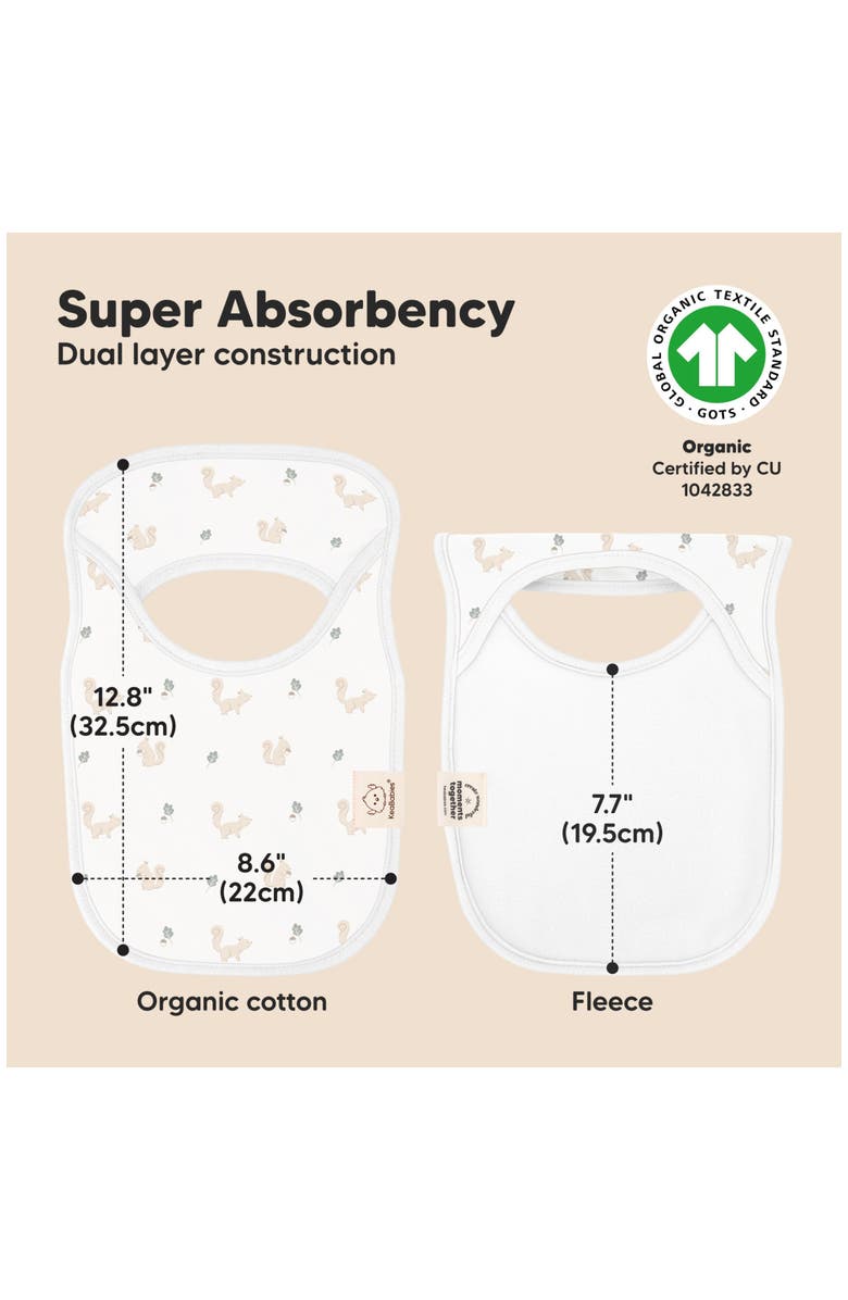 KeaBabies 8-Pack Hallo Drool Bibs, Alternate, color, Prairie