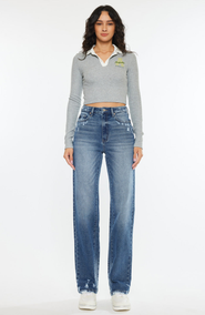 KanCan Viviana High Rise 90's Straight Leg Jeans