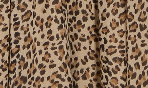 Lush Ruffle Tiered Maxi Dress In Leopard