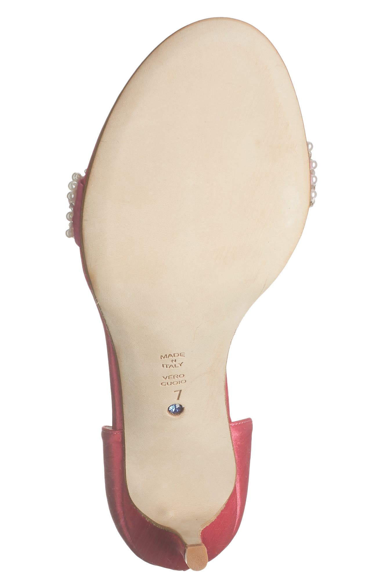 Cappy d'Orsay Sandal, Alternate, color, HOT PINK