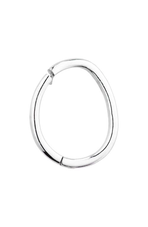 Maria Tash 14k Gold Plain Clicker In Metallic