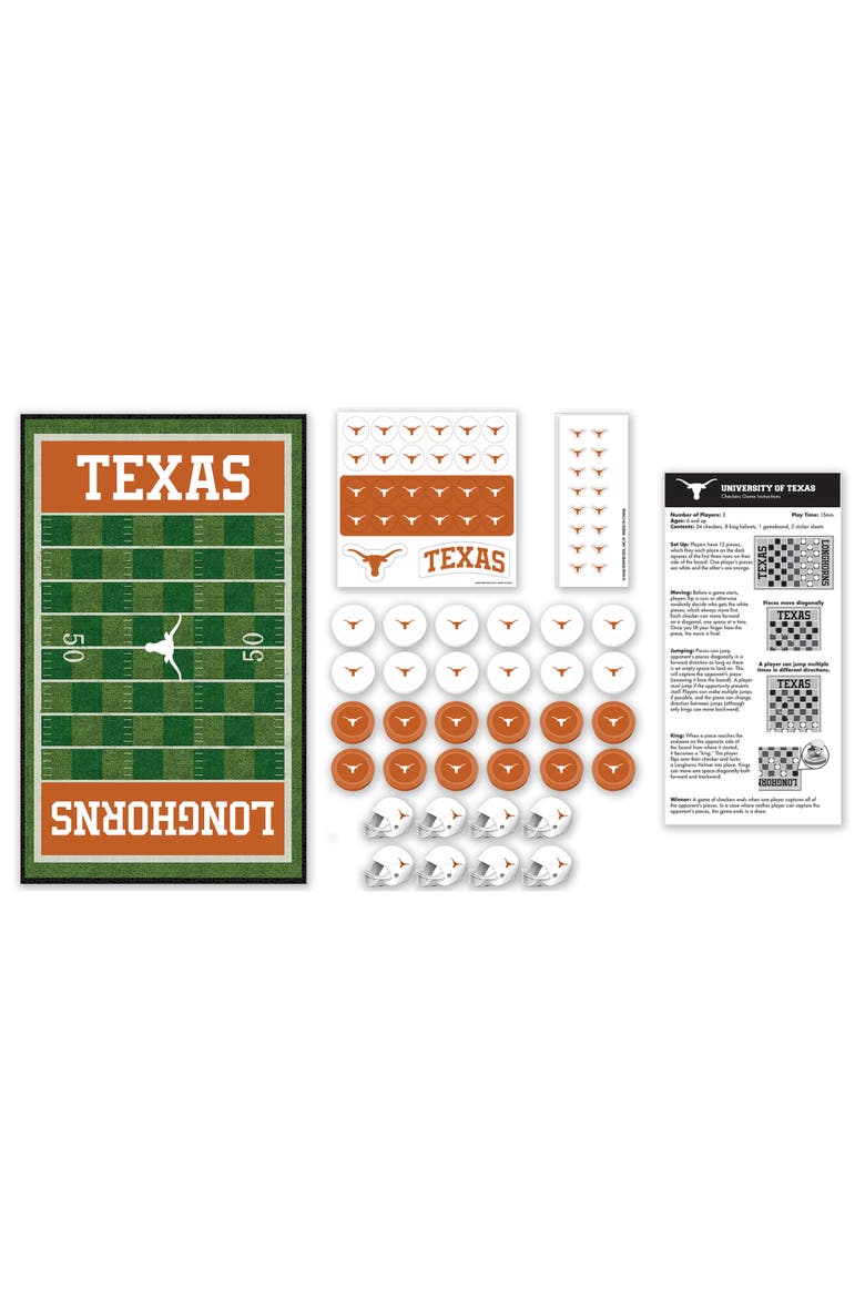 Texas Longhorns Checkers Board Game, Alternate, color, Multicolor
