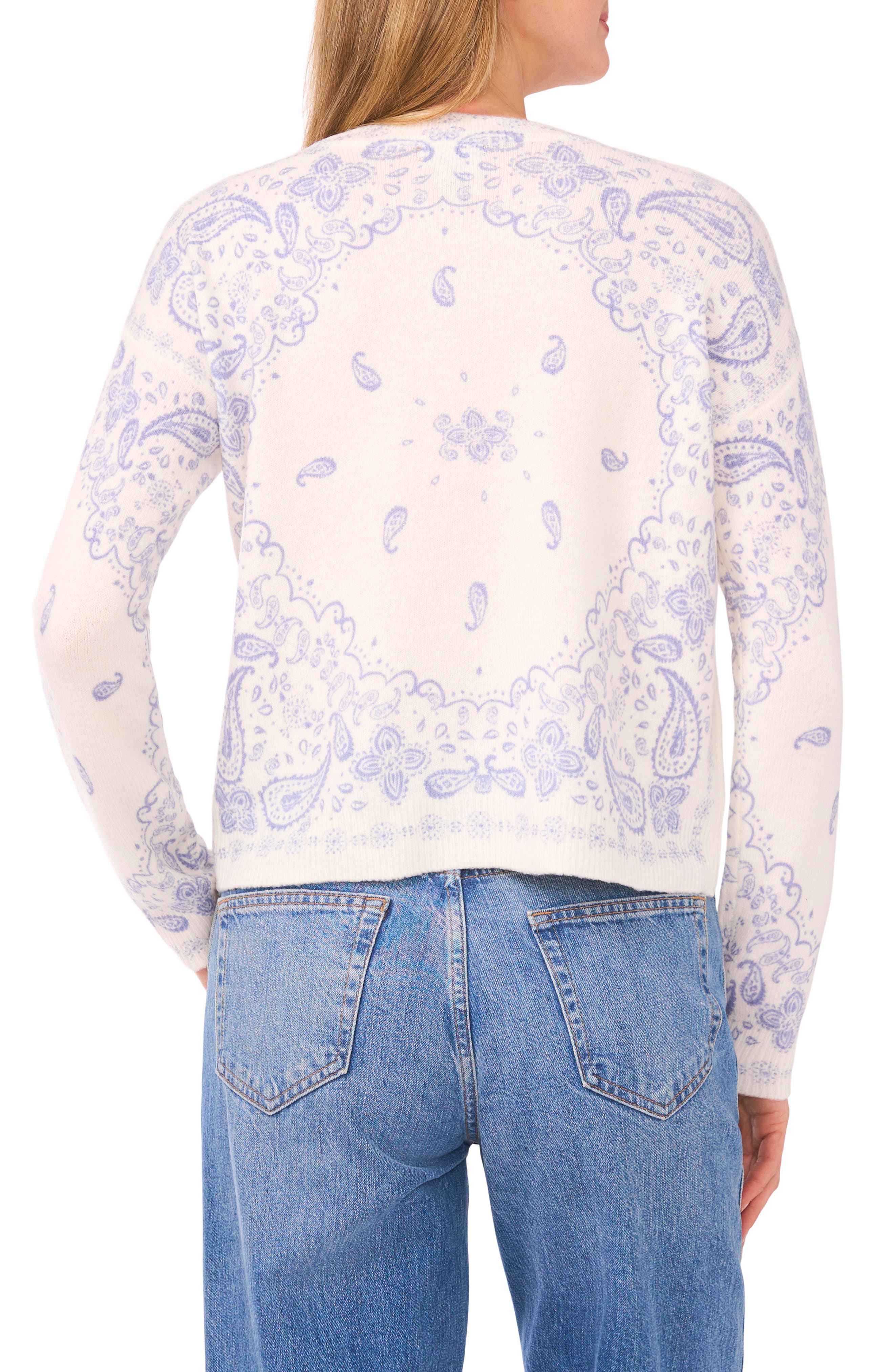 Bandana Crop Sweater - image 4
