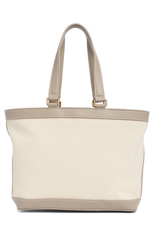 SAM EDELMAN SAM EDELMAN FITZ CANVAS SHOPPER TOTE BAG