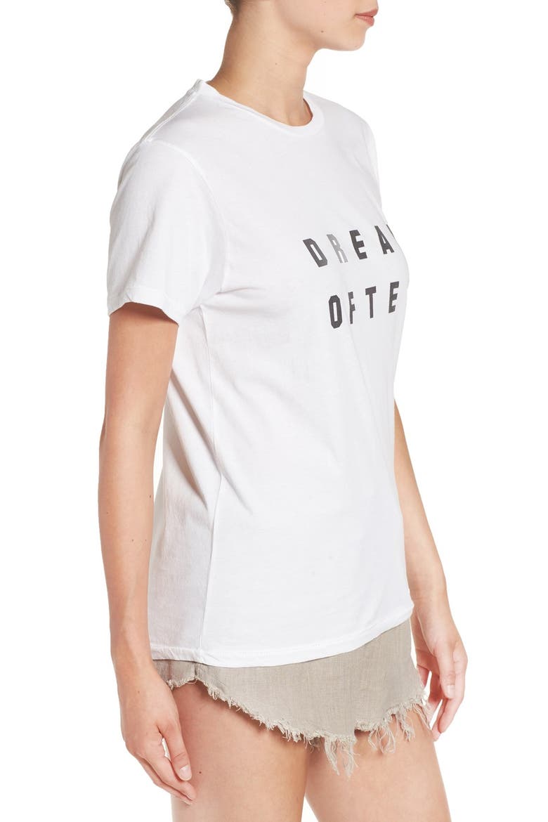 'Dream Often' Graphic Tee, Alternate, color, WHITE