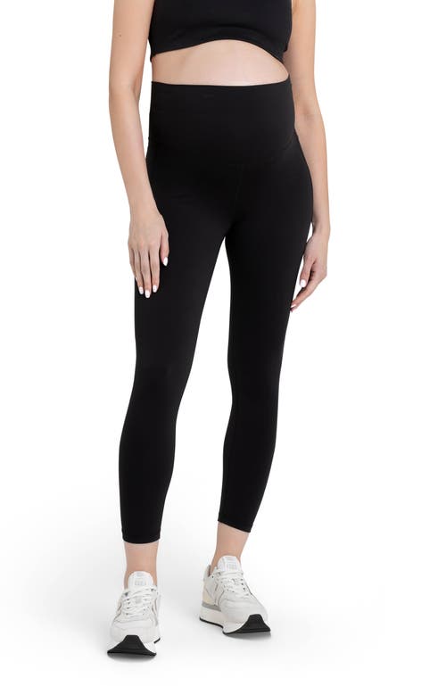Ripe Maternity Tempo Stretch Nylon Pocket Maternity Leggings In Black