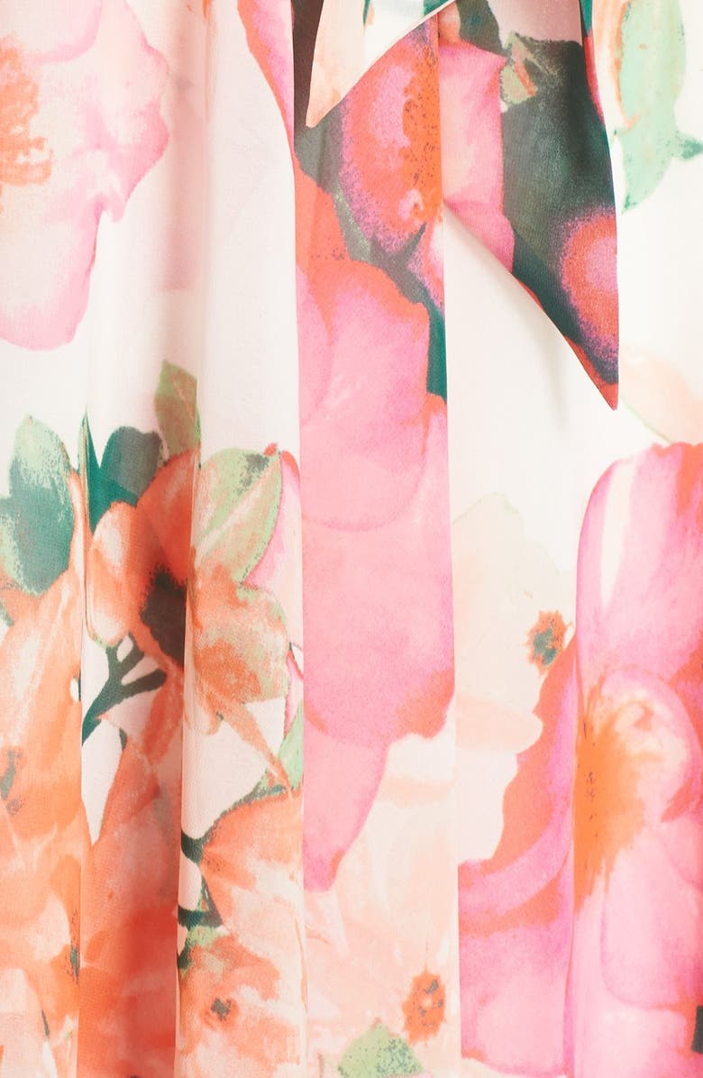 Eliza J Floral Print Gown, Alternate, color, 