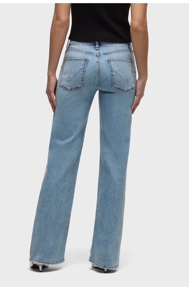 Hudson Jeans rosie high-rise wide leg petite, Alternate, color, Oak