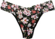 Hanky Panky Print Original Rise Lace Thong