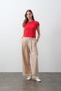 NAKED CASHMERE Donna Cap Sleeve Crew