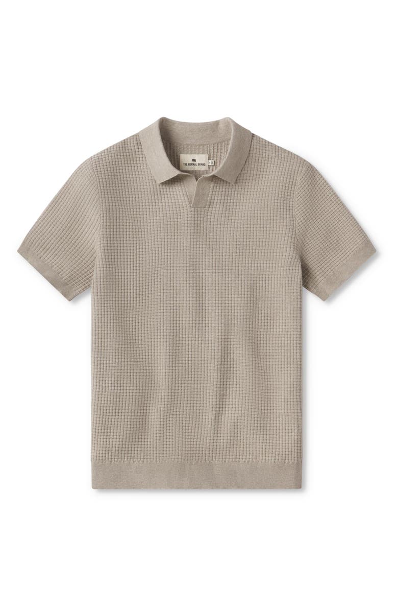 The Normal Brand Waffle Knit Polo, Alternate, color,