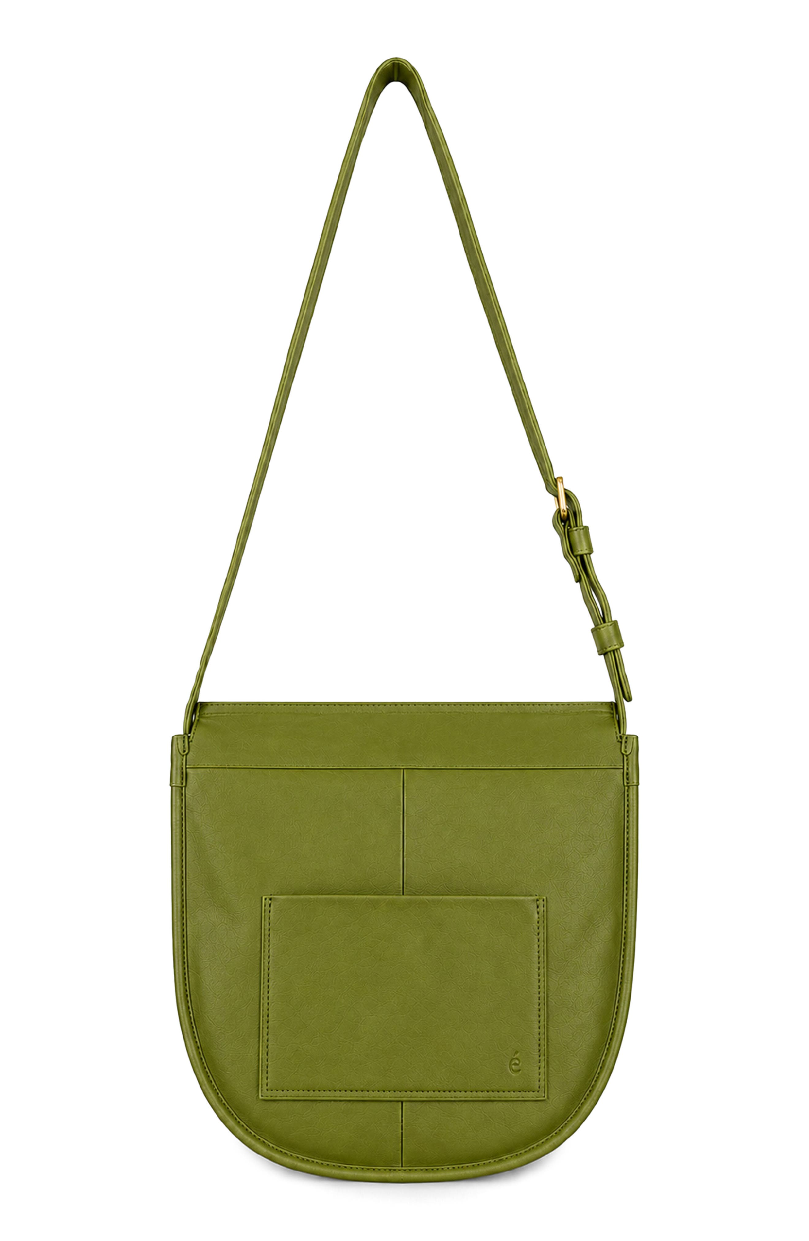 Sissy Leather Crossbody Bag, Alternate, color, SEA KELP