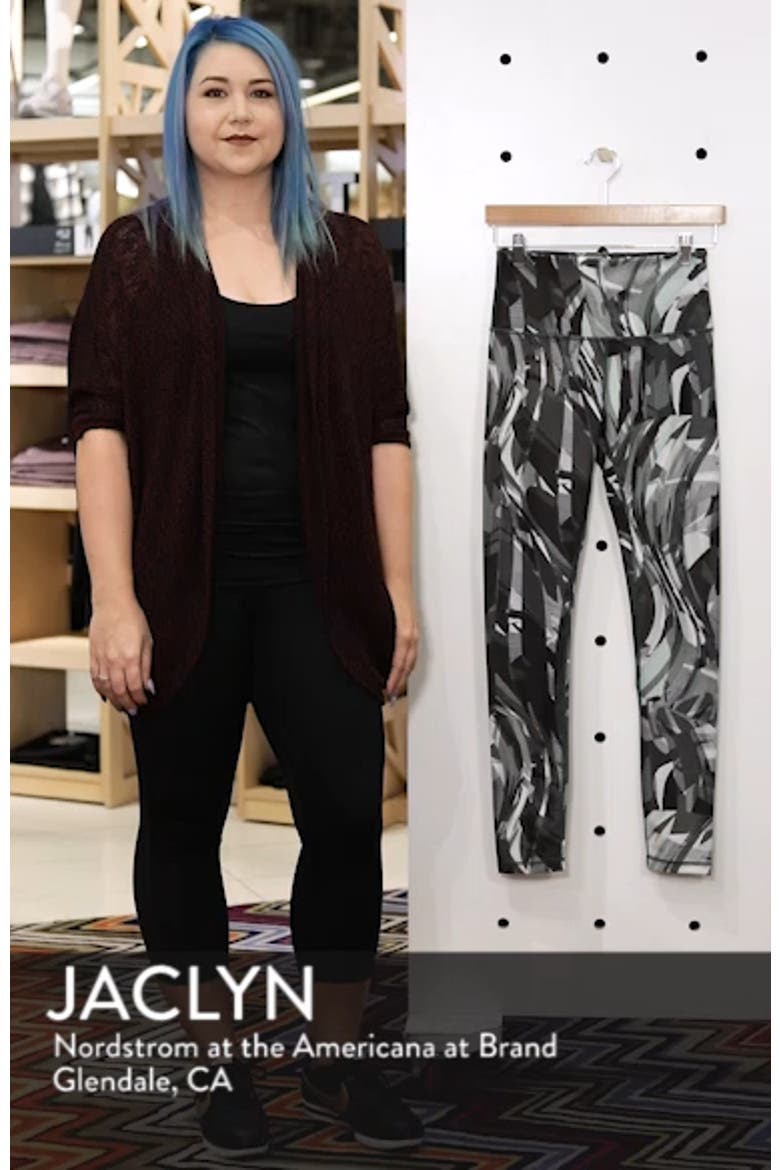 Print Slick High Waist Leggings video