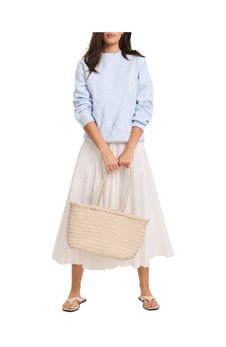 MINT VELVET Embroidered Sweatshirt, Main, color, Blue